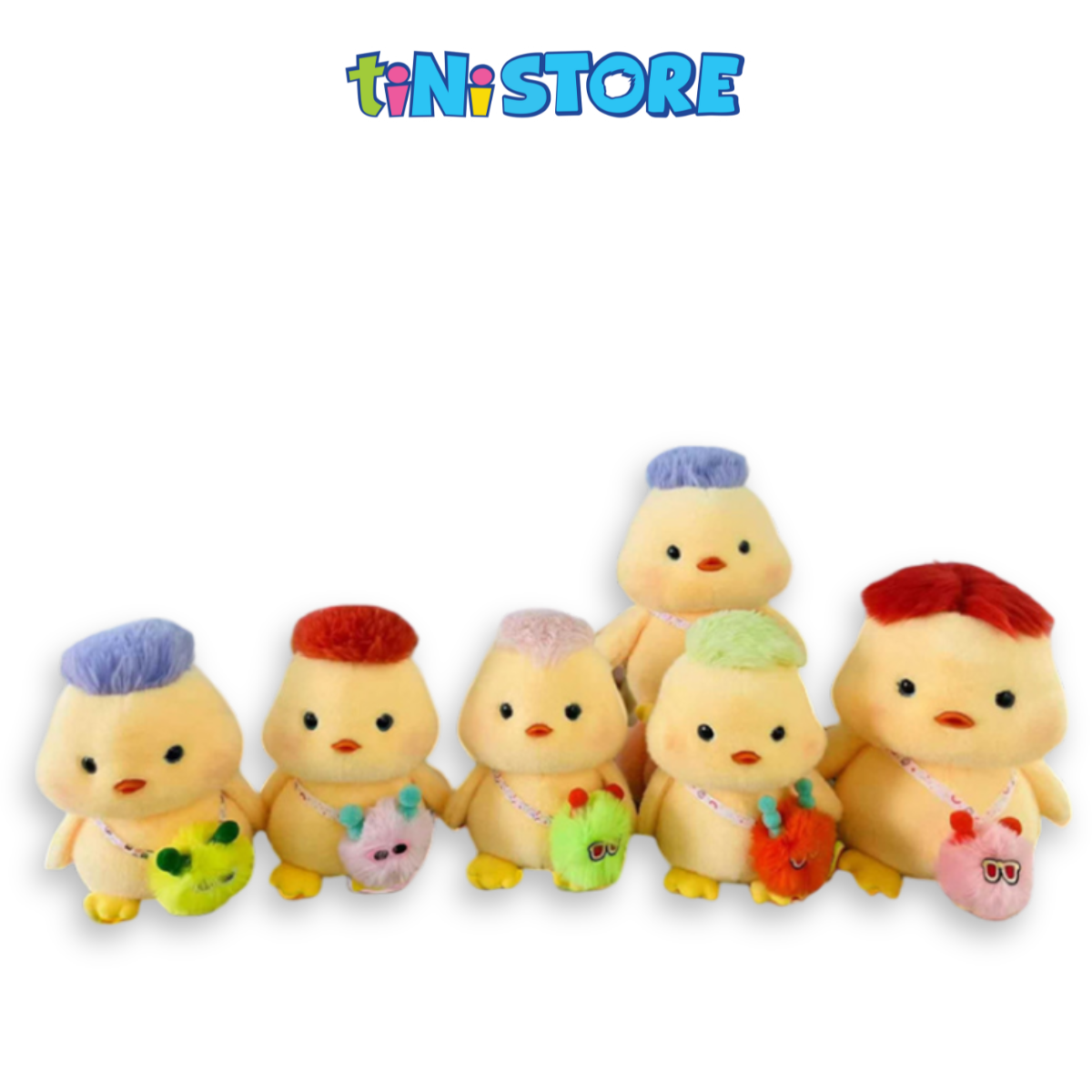 Đồ chơi thú bông hình vịt đeo túi 30cm Value Toys (Mẫu ngẫu nhiên)