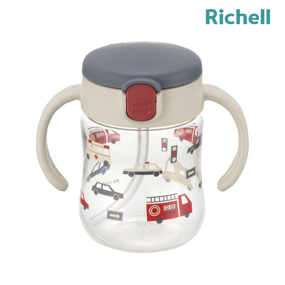 Bình ống hút TLI (Xám) Richell