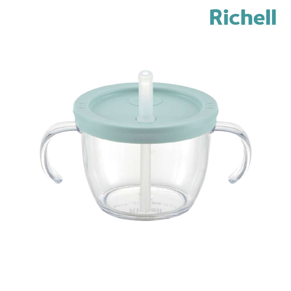 Cốc tập uống 3 giai đoạn Richell (Xanh)