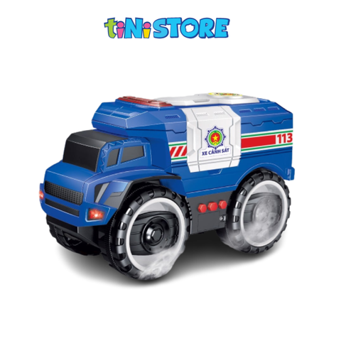  Xe cảnh sát kết hợp ánh sáng và âm thanh Duka 