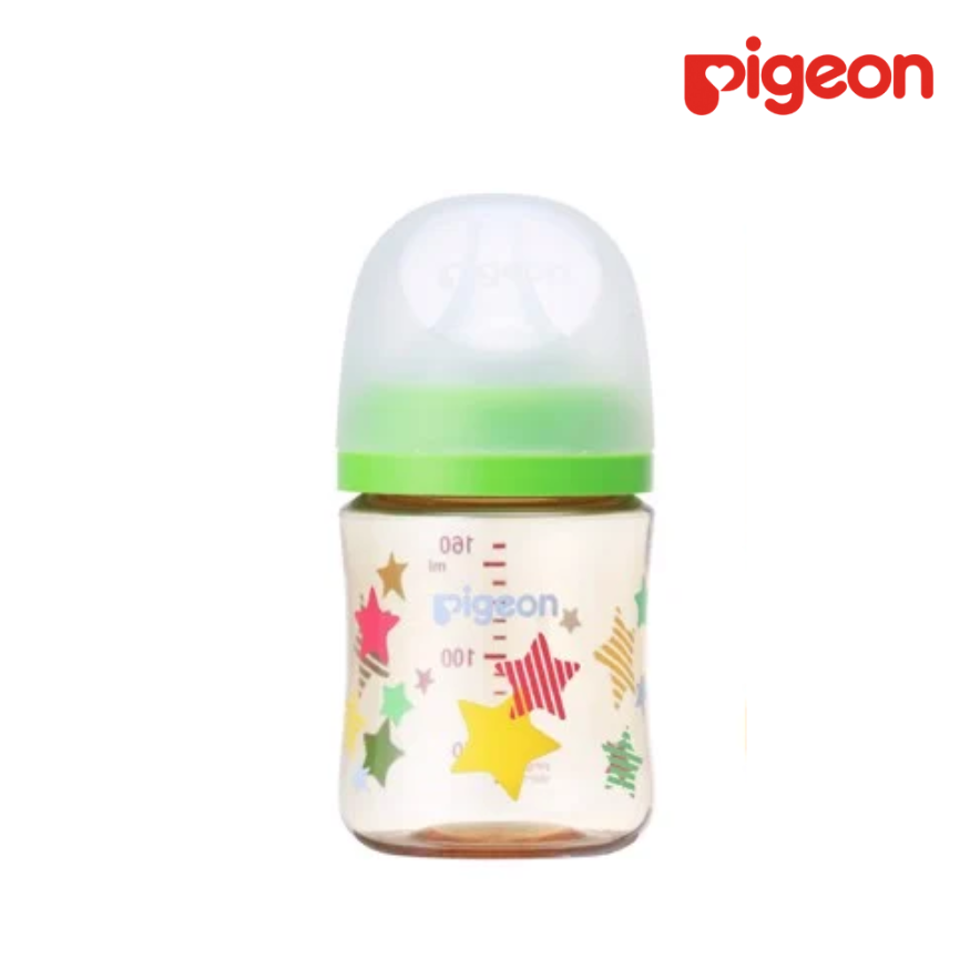 Bình sữa Pigeon PPSU Plus Wn3 phiên bản Nhật 160ml, Ngôi Sao