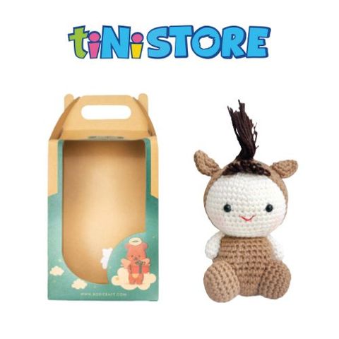  Thú bông len Bobicraft Ngựa nâu đất 