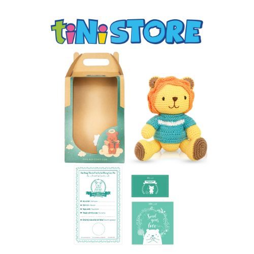 Thú bông len Bobicraft Sư tử Leo tinh nghịch