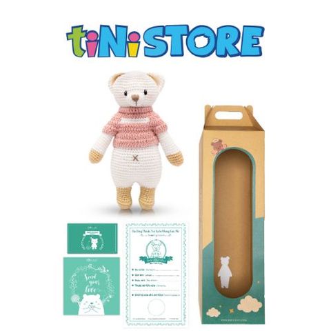  Thú bông len Bobicraft Gấu Lizzie đứng M 