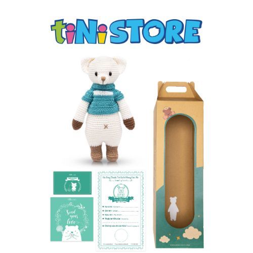 Thú bông len Bobicraft Gấu Bobbie đứng M - Bộ màu