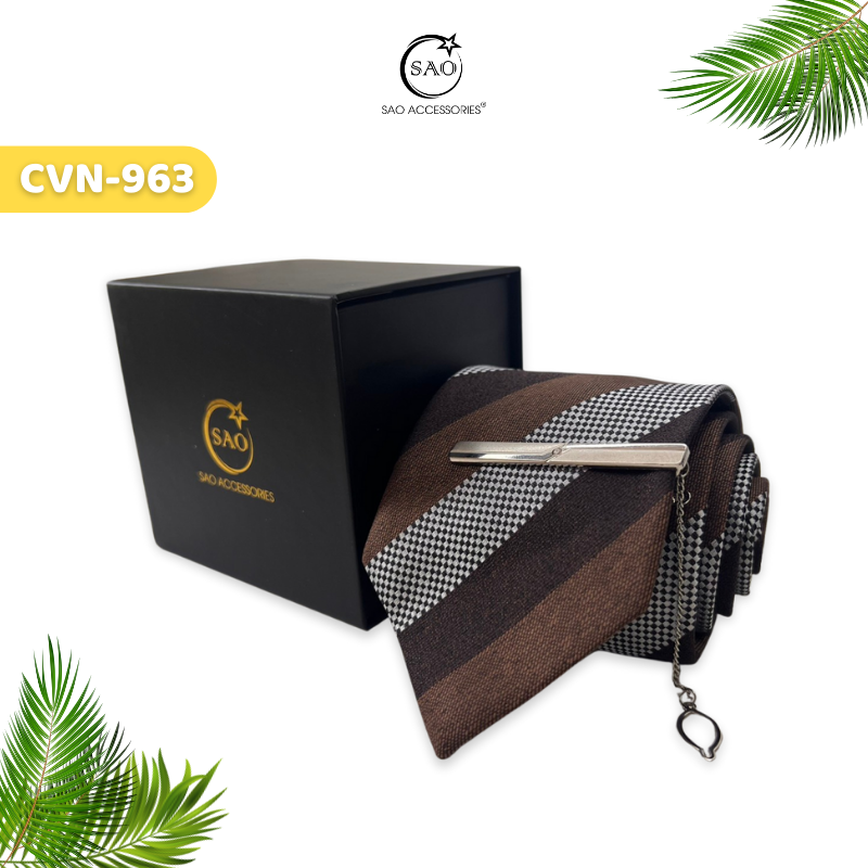 Caravat Cà Vạt Nam Quý Ông Luxury 8cm (CVN963)