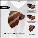 Cà Vạt Lụa Tổng Hợp Bản Lớn Hoạ Tiết Kẻ Caro Sang Trọng Dành Cho Nam (CVN850)