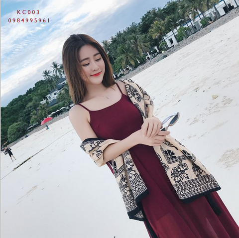 Khăn Choàng Linen Thổ Cẩm (KC003)