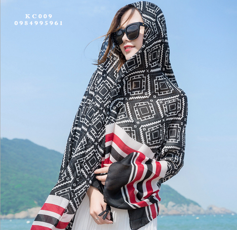 Khăn Choàng Linen Thổ Cẩm (KC009)