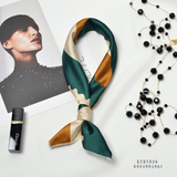 KHĂN TURBAN VUÔNG HỌA TIẾT - Mã KTBV036