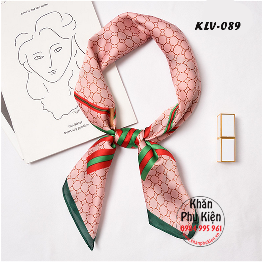 Khăn Lụa Vuông Hàn Quốc (KLV089)