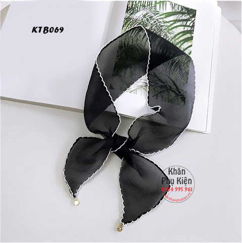 Khăn Turban Dài Lưới Chấm Bi - Mã KTB069