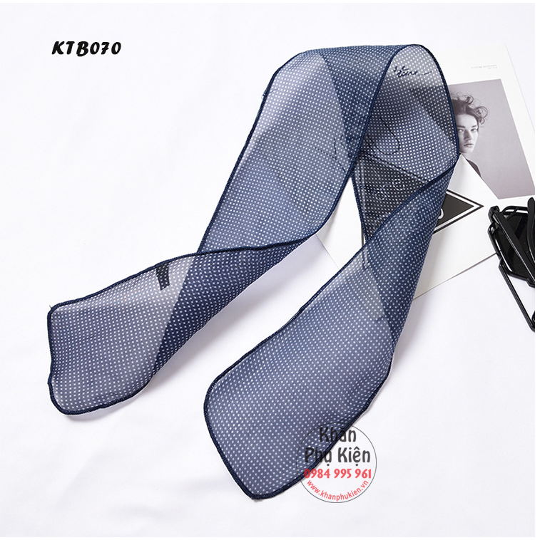 Khăn Turban Dài Lưới Chấm Bi - Mã KTB070