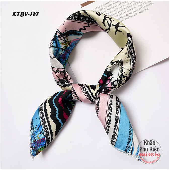 Khăn Turban Vuông Thời Trang - Mã KTBV157