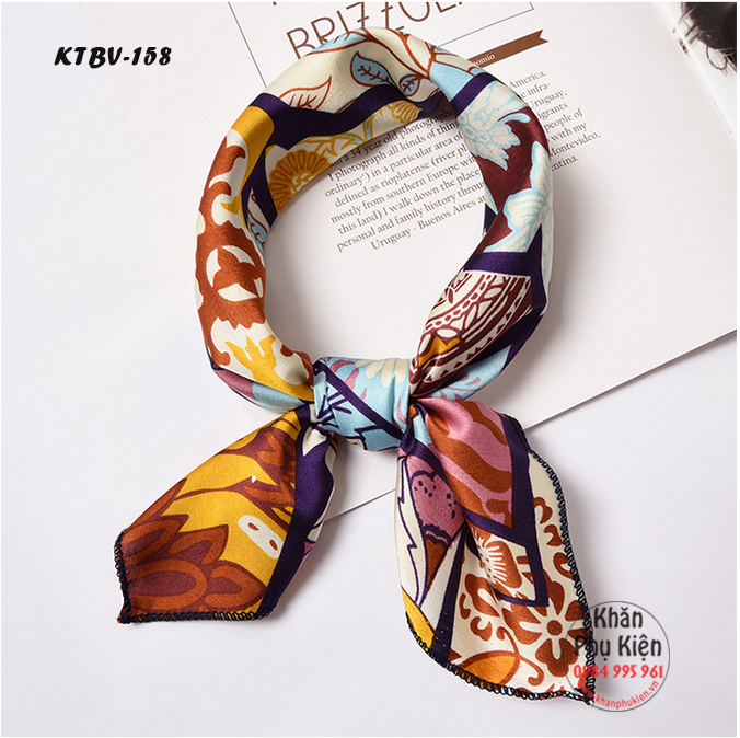 Khăn Turban Vuông Thời Trang - Mã KTBV158