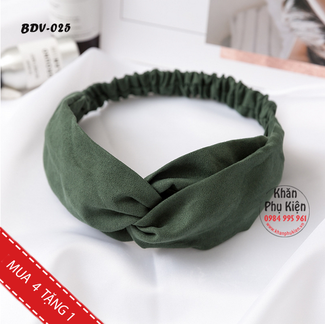 Băng Đô Vải Cài Tóc - Mã BDV025