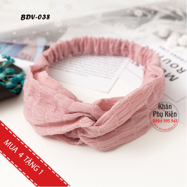 Băng Đô Vải Cài Tóc - Mã BDV038