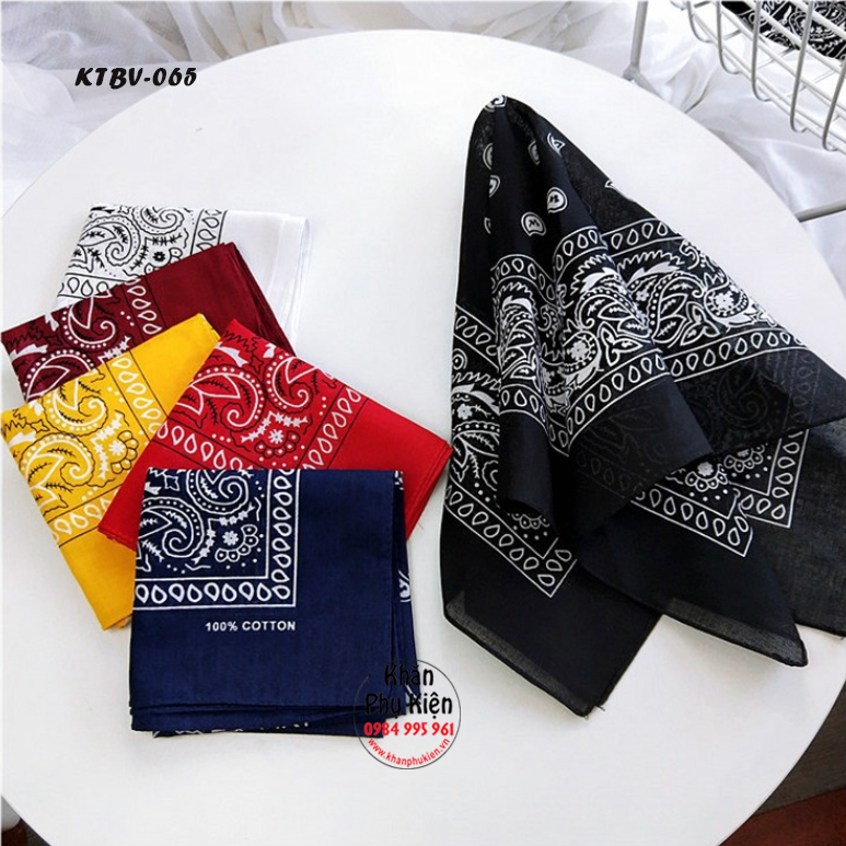 Khăn Bandana 23 Màu Sắc (KTBV065)