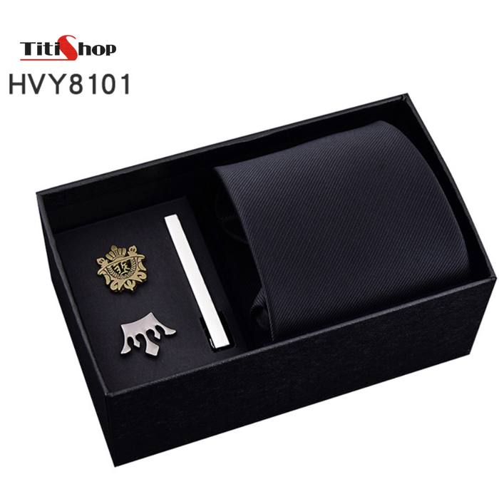 Bộ Cà Vạt Nam 4 Trong 1 HVY8101