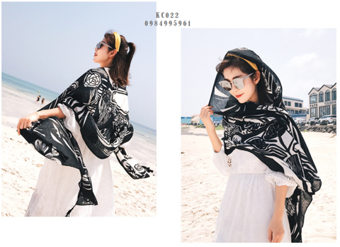 Khăn Choàng Linen Thổ Cẩm (KC022)