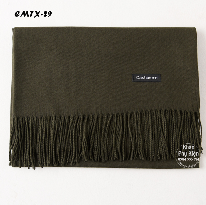 Khăn Choàng Cashmere Trơn Xịn (CMTX29)