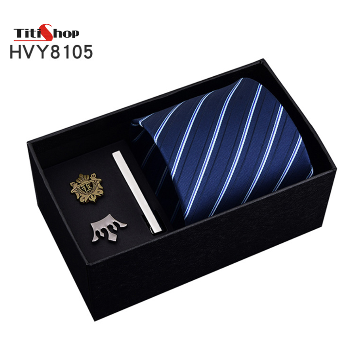 Bộ Cà Vạt Nam 4 Trong 1 HVY8105