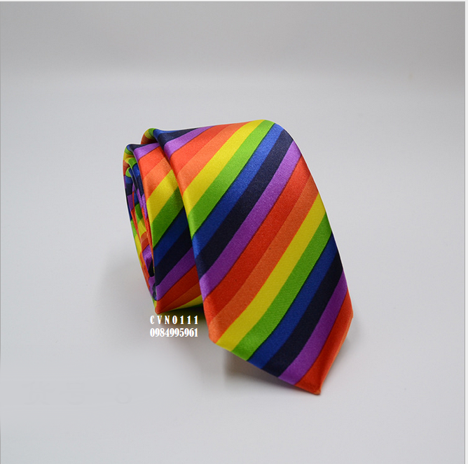 Cà Vạt Unisex Bản Nhỏ Họa Tiết Độc - Mã CVN0111