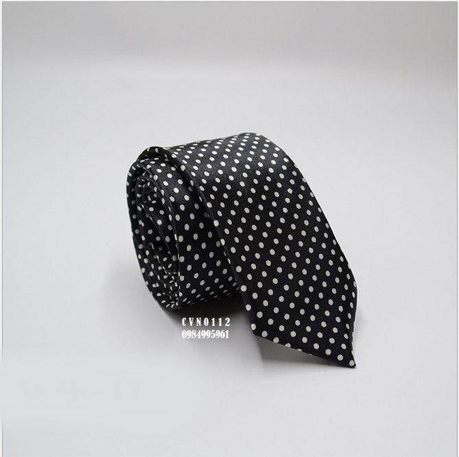 Cà Vạt Unisex Bản Nhỏ Họa Tiết Độc - Mã CVN0112