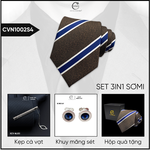 Combo Cà Vạt Nam 3in1 (CVN1002S4)
