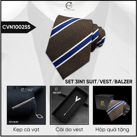 Combo Cà Vạt Nam 3in1 (CVN1002S5)