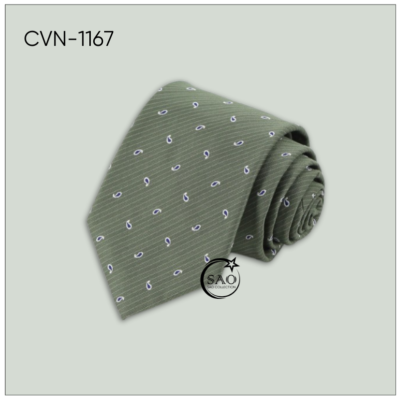 Cà Vạt Lụa Tổng Hợp Bản Lớn Hoạ Tiết Kẻ Sọc Sang Trọng Dành Cho Nam (CVN1167)