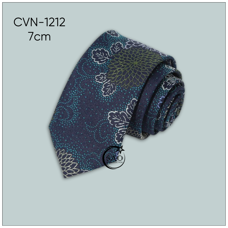 Cà Vạt Lụa Tổng Hợp Bản Lớn Hoạ Tiết Sang Trọng Dành Cho Nam (CVN1212)