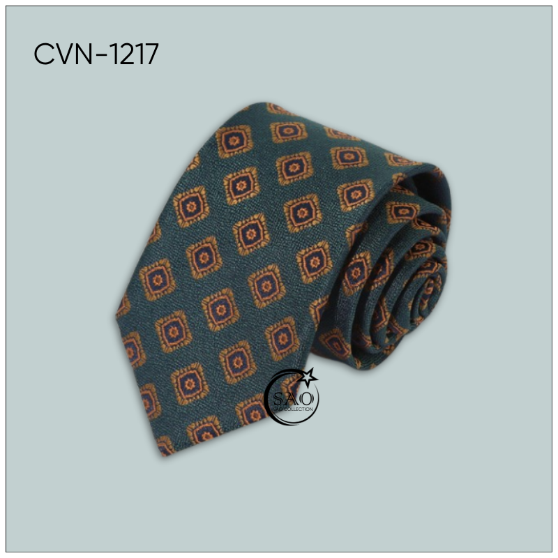 Cà Vạt Lụa Tổng Hợp Bản Lớn Hoạ Tiết Sang Trọng Dành Cho Nam (CVN1217)