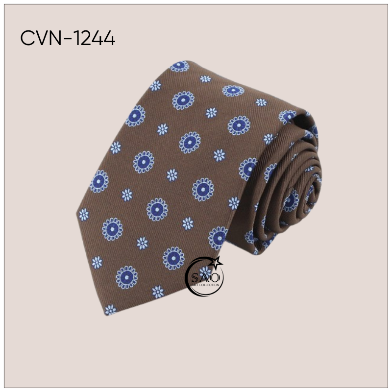 Cà Vạt Lụa Tổng Hợp Bản Lớn Hoạ Tiết Sang Trọng Dành Cho Nam (CVN1244)