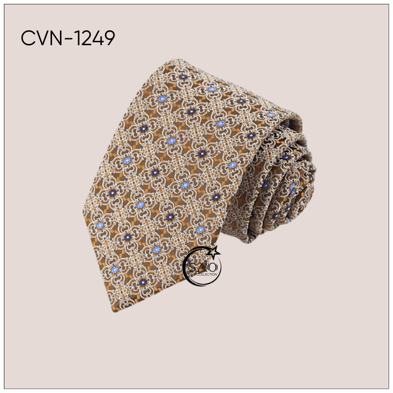 Cà Vạt Lụa Tổng Hợp Bản Lớn Hoạ Tiết Sang Trọng Dành Cho Nam (CVN1249)