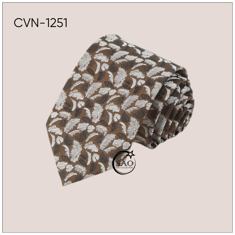 Cà Vạt Lụa Tổng Hợp Bản Lớn Hoạ Tiết Sang Trọng Dành Cho Nam (CVN1251)