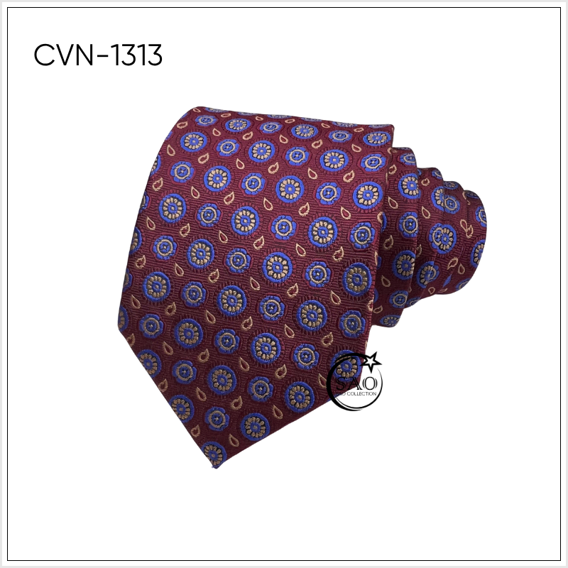 Cà Vạt Lụa Tổng Hợp Bản Lớn Hoạ Tiết Sang Trọng Dành Cho Nam (CVN1313)