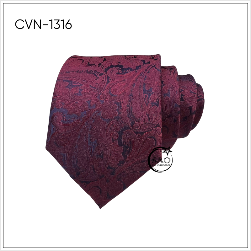 Cà Vạt Lụa Tổng Hợp Bản Lớn Hoạ Tiết Sang Trọng Dành Cho Nam (CVN1316)