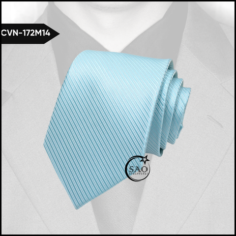 Cà Vạt Lụa Nam Bản 8cm Sọc Gân Sang Trọng Lịch Lãm Đẳng Cấp (CVN172)