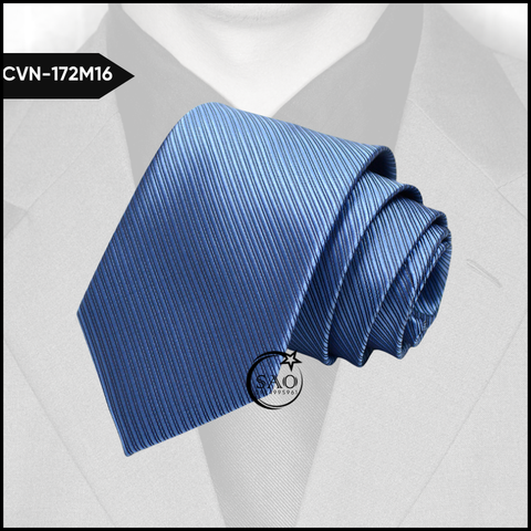 Cà Vạt Lụa Nam Bản 8cm Sọc Gân Sang Trọng Lịch Lãm Đẳng Cấp (CVN172)