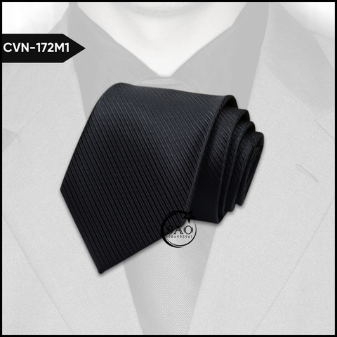 Cà Vạt Lụa Nam Bản 8cm Sọc Gân Sang Trọng Lịch Lãm Đẳng Cấp (CVN172)