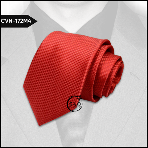 Cà Vạt Lụa Nam Bản 8cm Sọc Gân Sang Trọng Lịch Lãm Đẳng Cấp (CVN172)