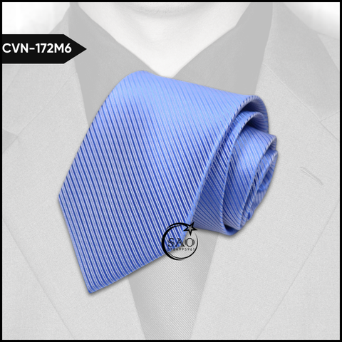 Cà Vạt Lụa Nam Bản 8cm Sọc Gân Sang Trọng Lịch Lãm Đẳng Cấp (CVN172)