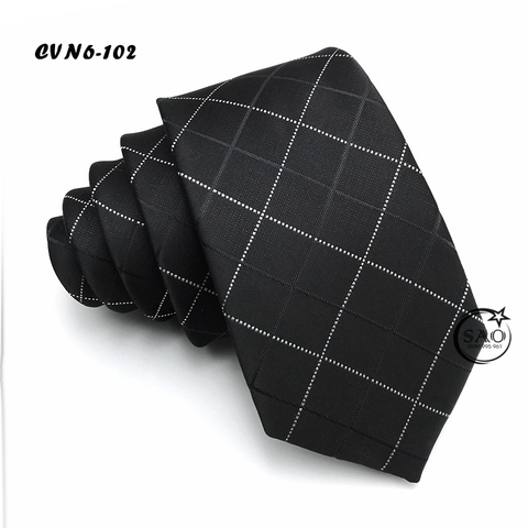 Caravat Cà Vạt Nam SAO Bản Nhỏ 6cm Phong Cách Hàn Quốc (CVN6-102)