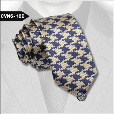 Caravat Cà Vạt Nam SAO Bản Nhỏ 6cm Phong Cách Hàn Quốc (CVN6-160)
