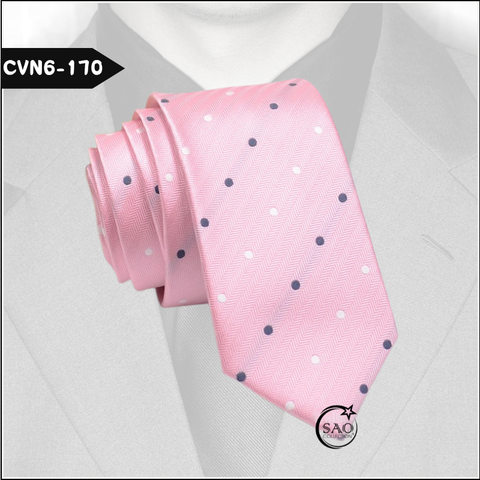 Caravat Cà Vạt Nam SAO Bản Nhỏ 6cm Phong Cách Hàn Quốc (CVN6-170)