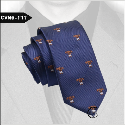 Caravat Cà Vạt Nam SAO Bản Nhỏ 6cm Phong Cách Hàn Quốc (CVN6-177)