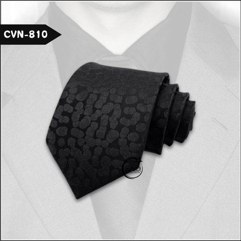 Caravat Cà Vạt Nam Hàn Quốc Tự Thắt Bản 8cm Màu Đen (CVN810)