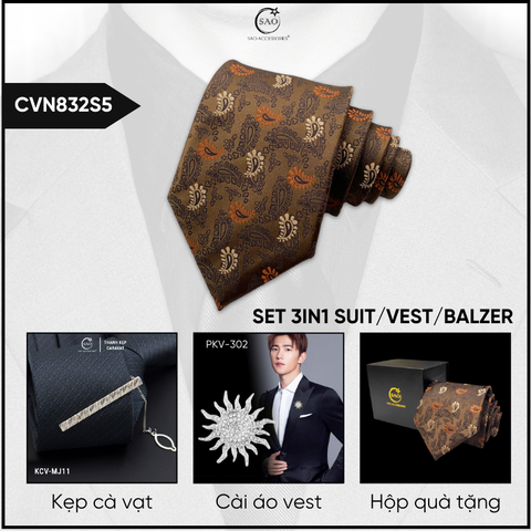Combo Cà Vạt Nam 3in1 (CVN832S5)