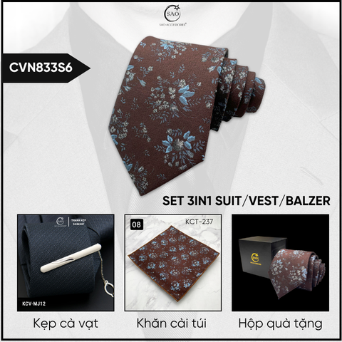 Combo Cà Vạt Nam 3in1 (CVN833S6)